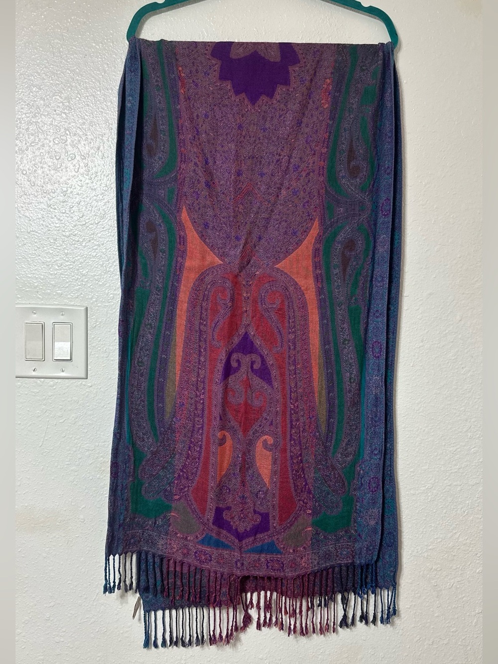 Long 100% rayon scarf